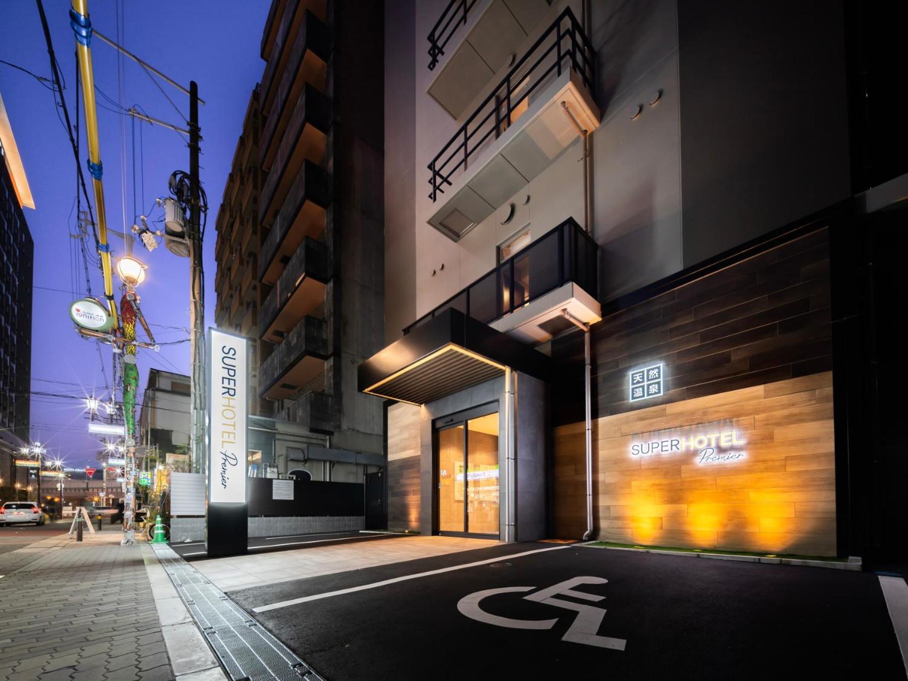Super Hotel Premier Namba Shinsaibashi Natural Hot Spring Osaca Exterior foto