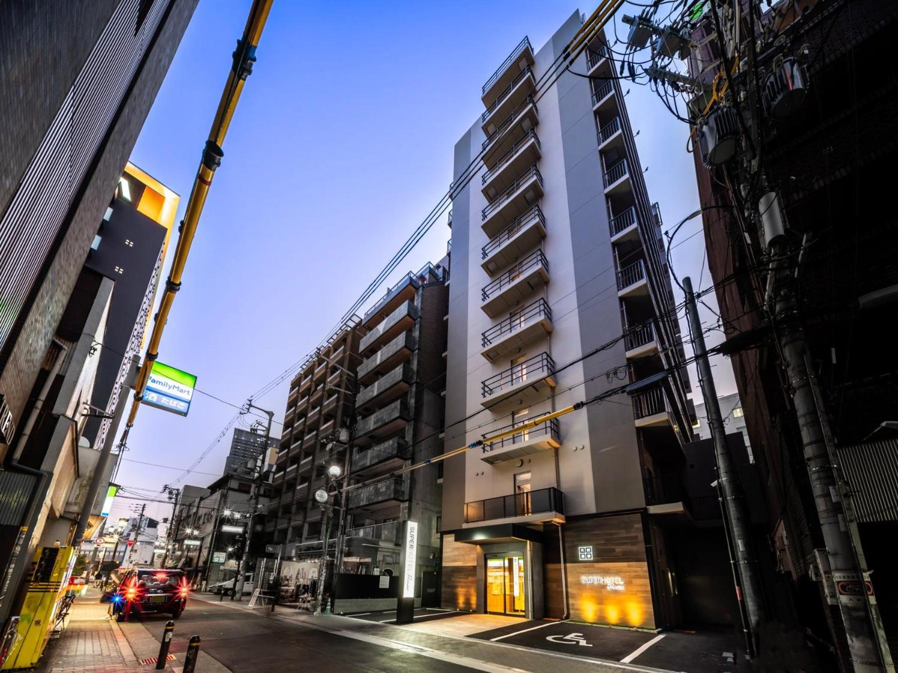 Super Hotel Premier Namba Shinsaibashi Natural Hot Spring Osaca Exterior foto