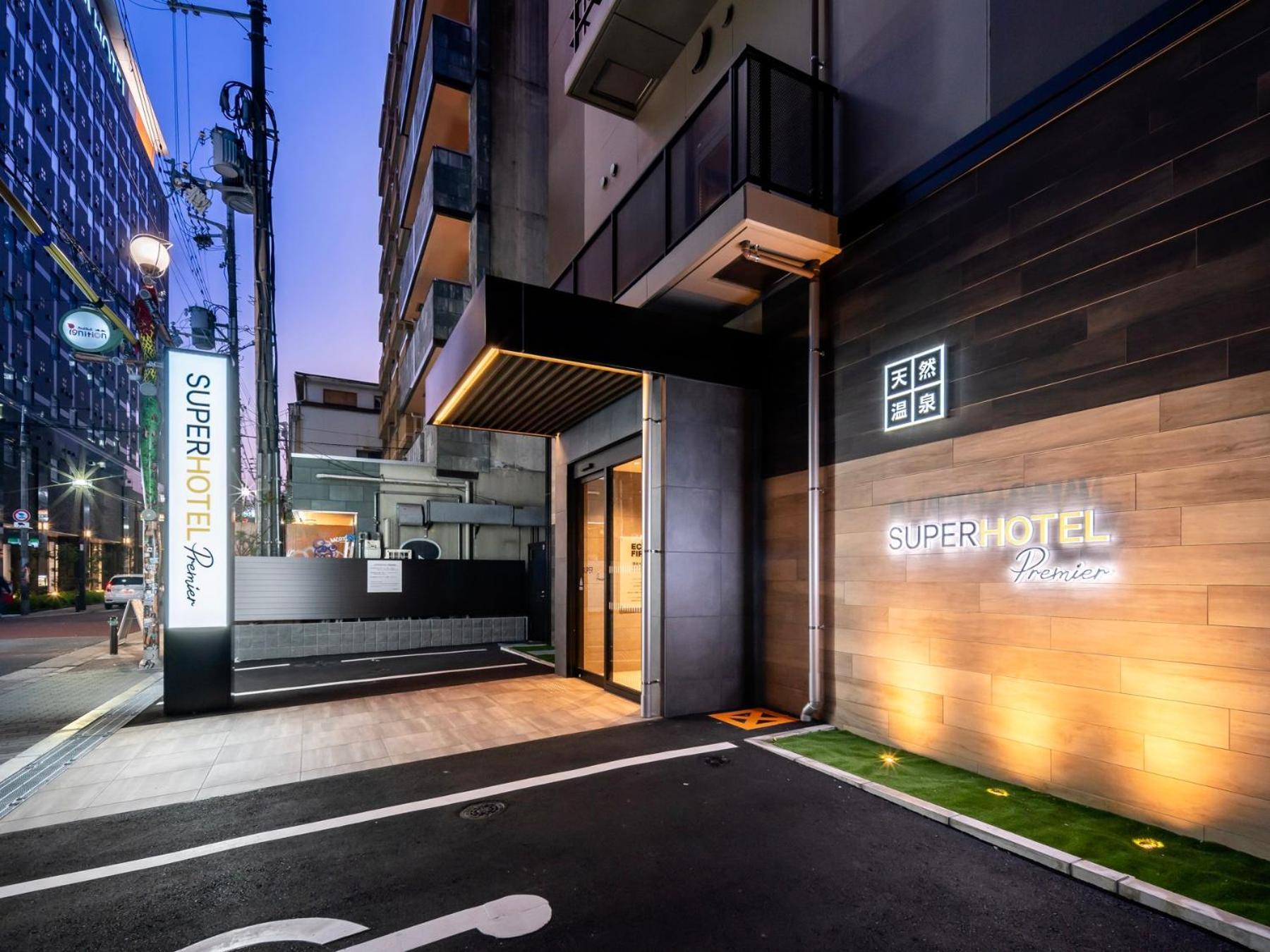 Super Hotel Premier Namba Shinsaibashi Natural Hot Spring Osaca Exterior foto