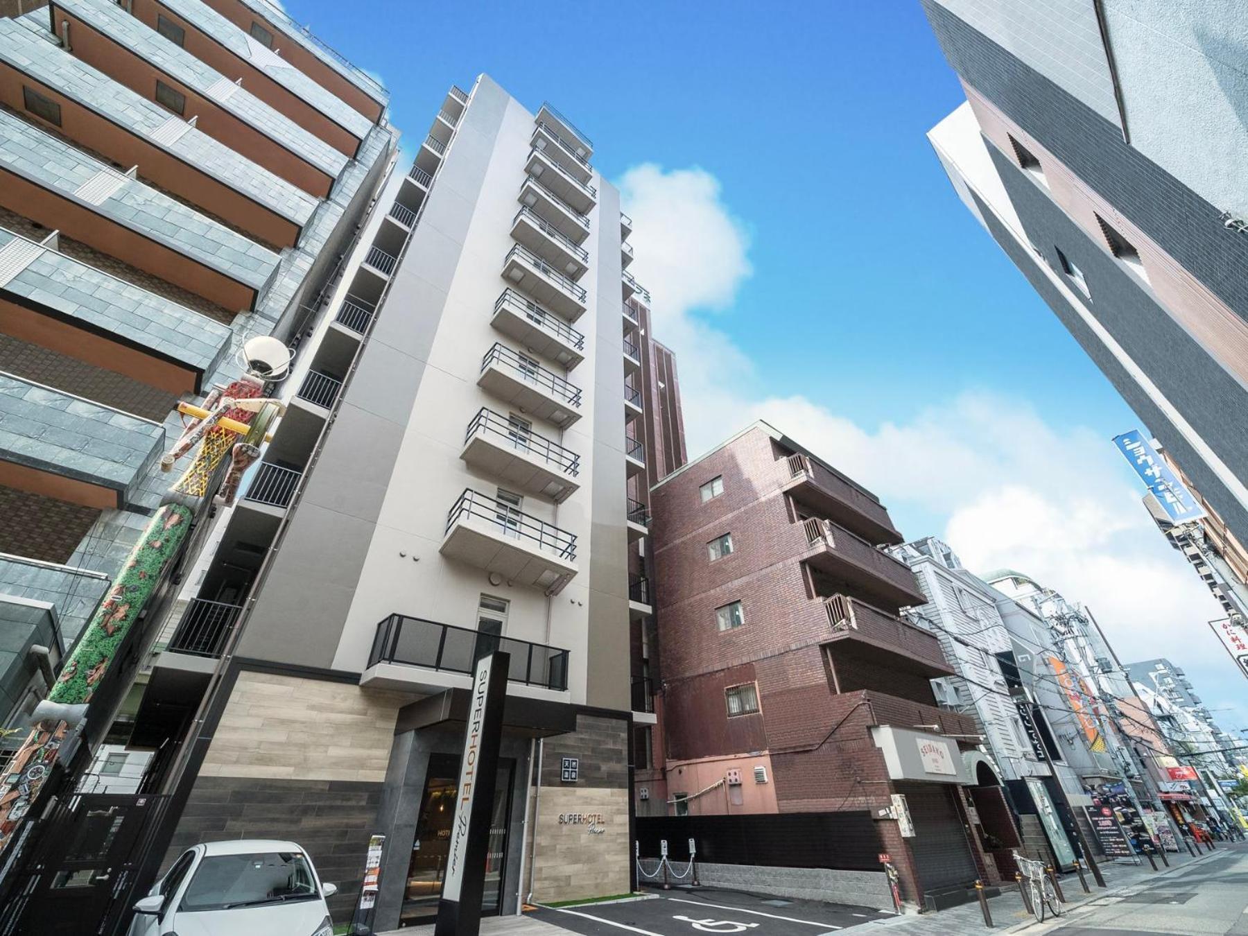 Super Hotel Premier Namba Shinsaibashi Natural Hot Spring Osaca Exterior foto